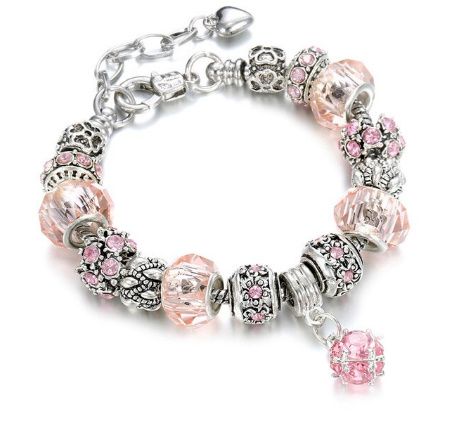 TripleClicks.com: Pandora-Crystal Charm bracelets