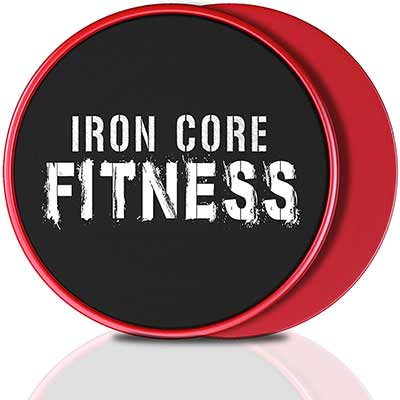  Iron Core Fitness 2 x Dual Sided Gliding Discs Core  Sliders