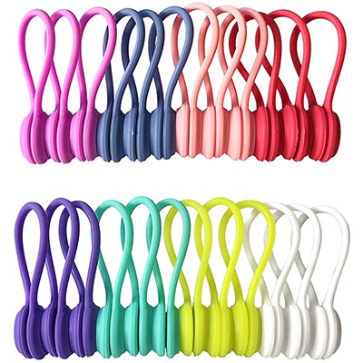 TripleClicks.com: Reusable Magnet Twist Ties For Bundling & Organizing ...