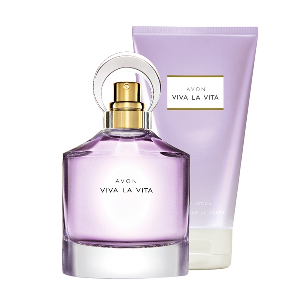 AVON Viva La Vita - Lot De 3 : Parfum + Lait Corporel + Déo - Neuf Sous Blister