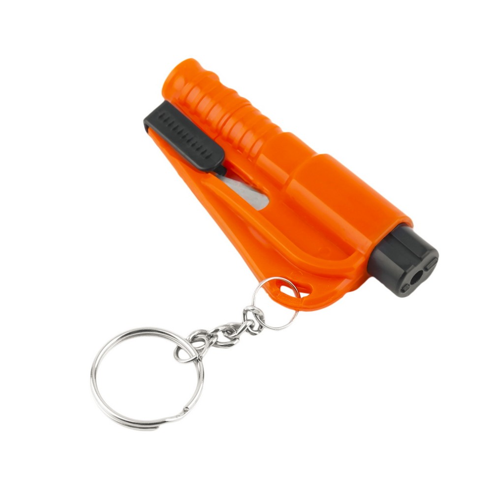 safety keychain car life hammer safety saving Mini car TripleClicks.com: