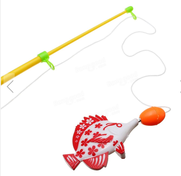  Education Magnetic Fishing Toy With 6 Fish And A Fishing  Rod
