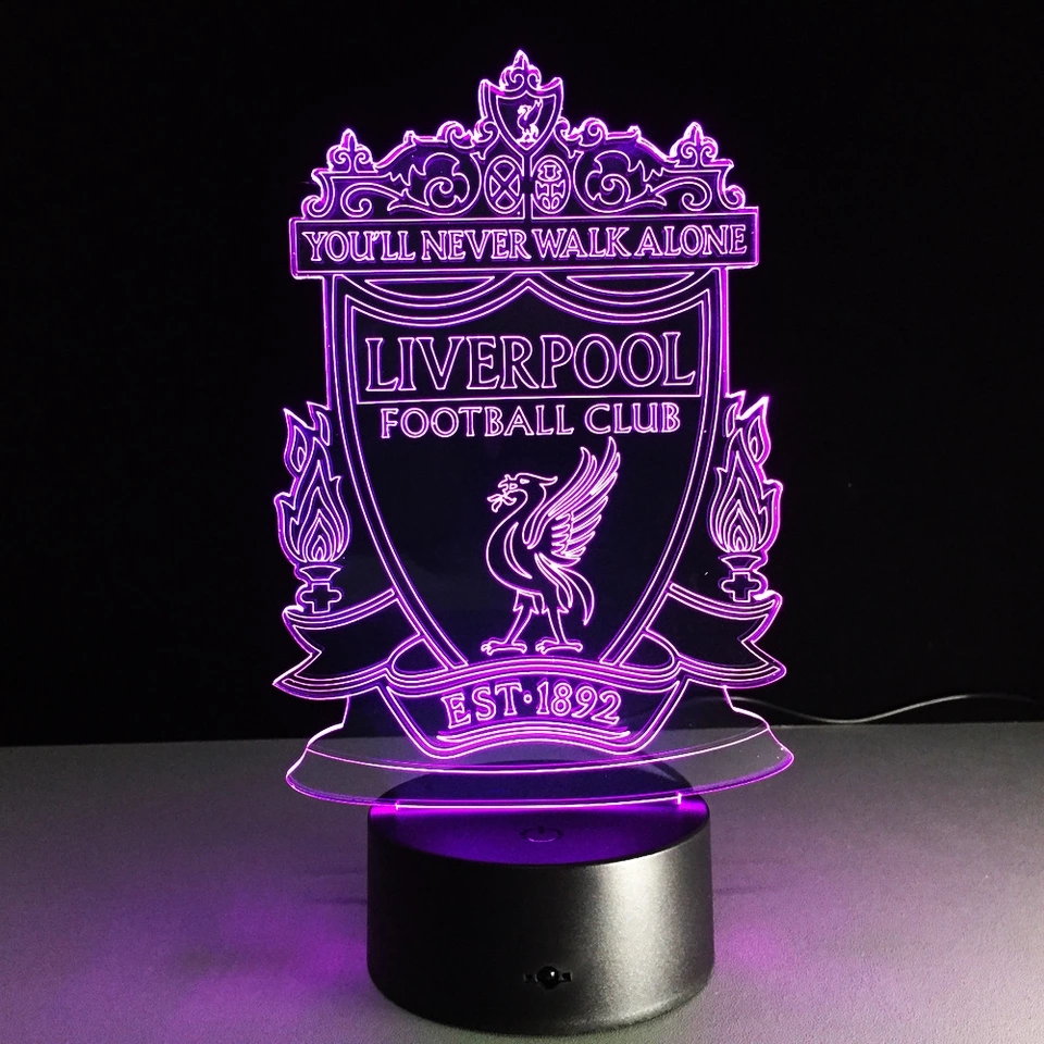 TripleClicks.com: 3D Lights Liverpool Football Club LED Touch Lamp