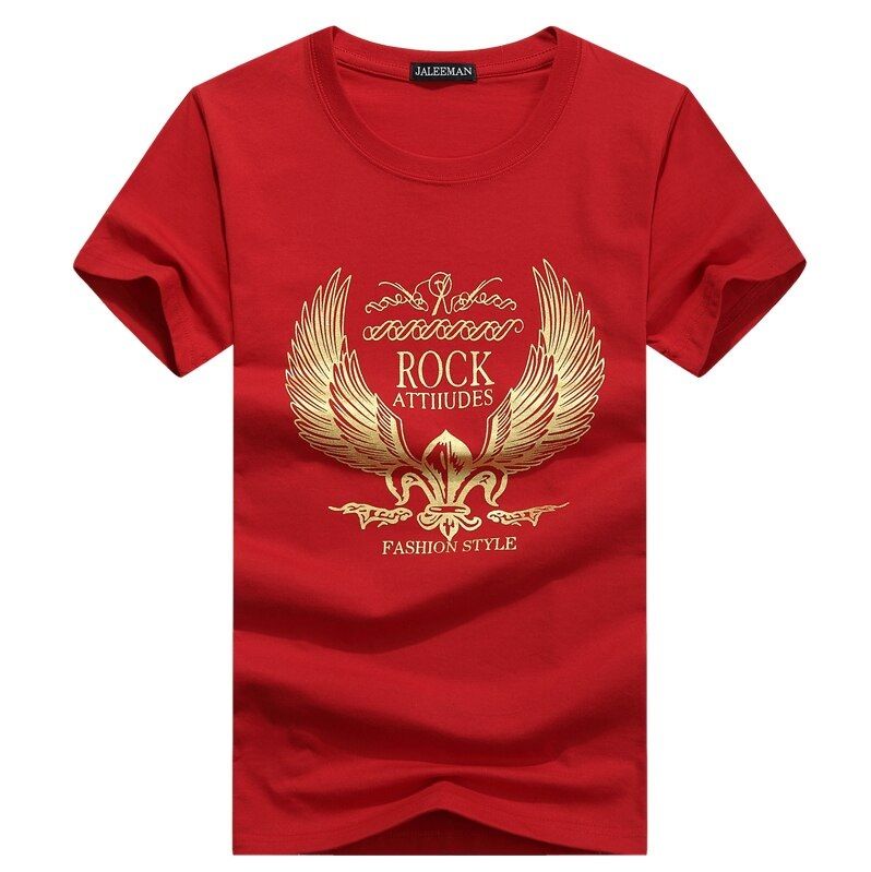 TripleClicks.com: Golden Eagle Men Cotton Clothing T-shirt