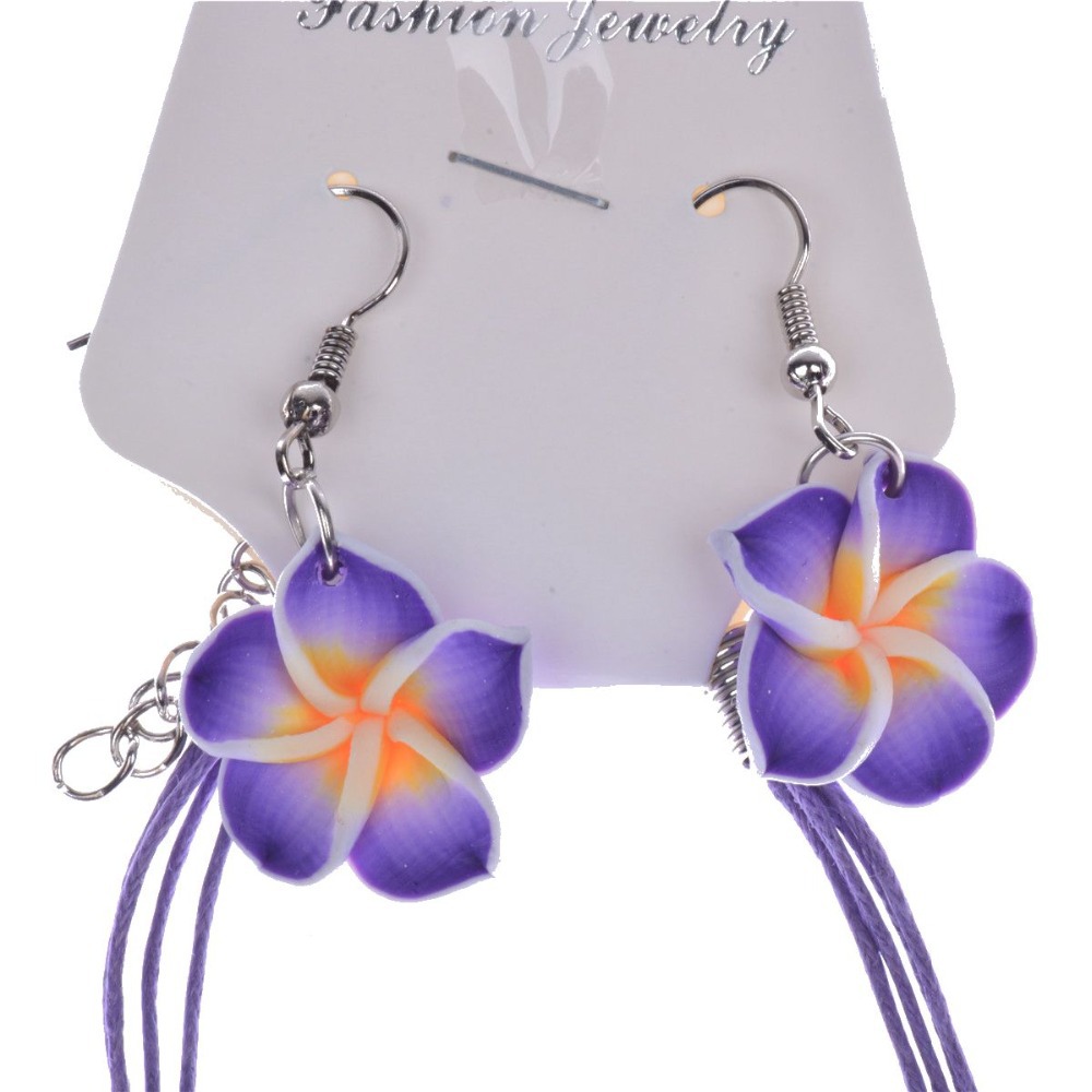 Summer Flower Little Girls Fine Jewelry Sets Plata Clay Plastic Children Necklace